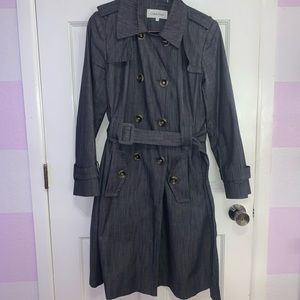 A nice long Calvin Klein grey jacket